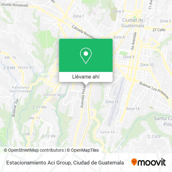 Mapa de Estacionamiento Aci Group