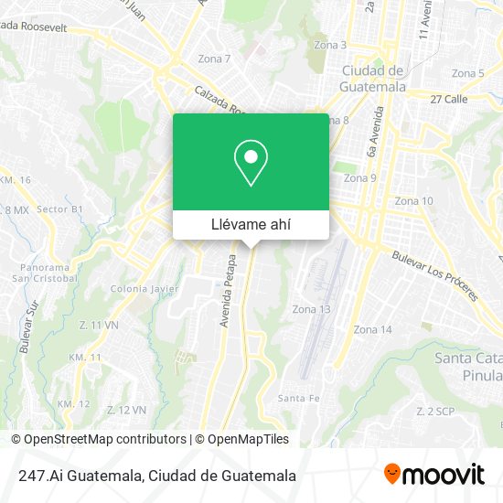 Mapa de 247.Ai Guatemala