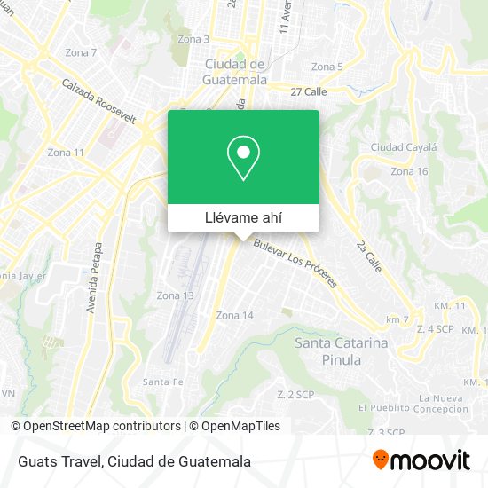 Mapa de Guats Travel