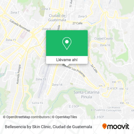 Mapa de Bellesencia by Skin Clinic