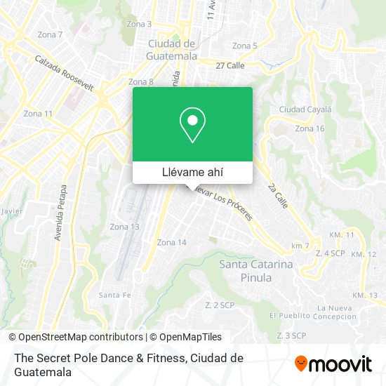 Mapa de The Secret Pole Dance & Fitness