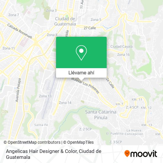 Mapa de Angelicas Hair Designer & Color