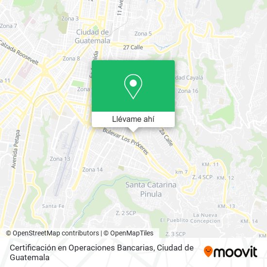 Mapa de Certificación en Operaciones Bancarias