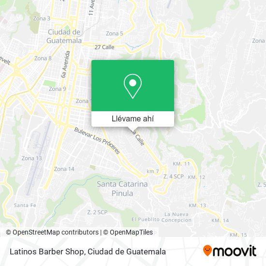 Mapa de Latinos Barber Shop