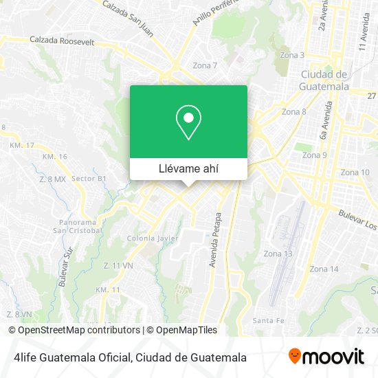 Mapa de 4life Guatemala Oficial