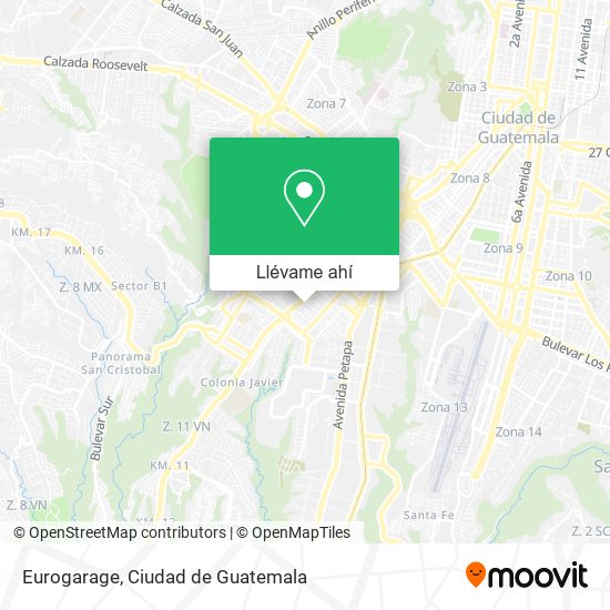 Mapa de Eurogarage