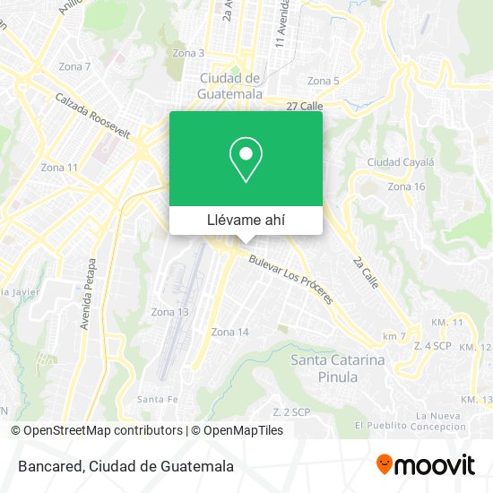 Mapa de Bancared