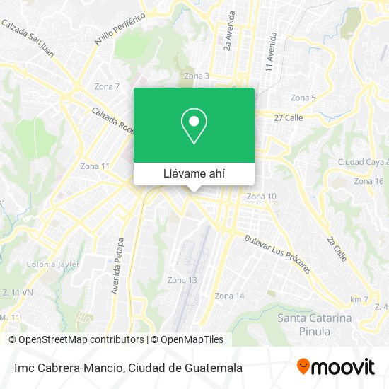 Mapa de Imc Cabrera-Mancio
