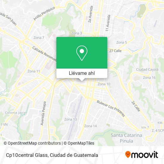 Mapa de Cp10central Glass