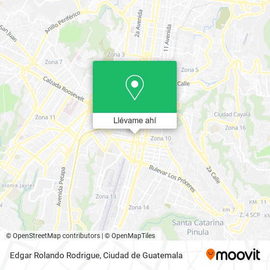 Mapa de Edgar Rolando Rodrigue