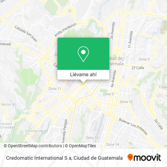 Mapa de Credomatic International S a