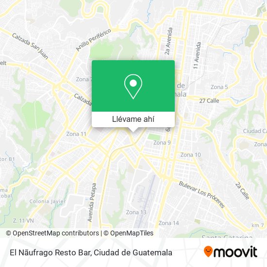 Mapa de El Nãufrago Resto Bar