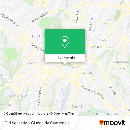 Mapa de Girl Sensation