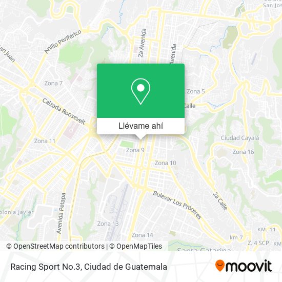 Mapa de Racing Sport No.3