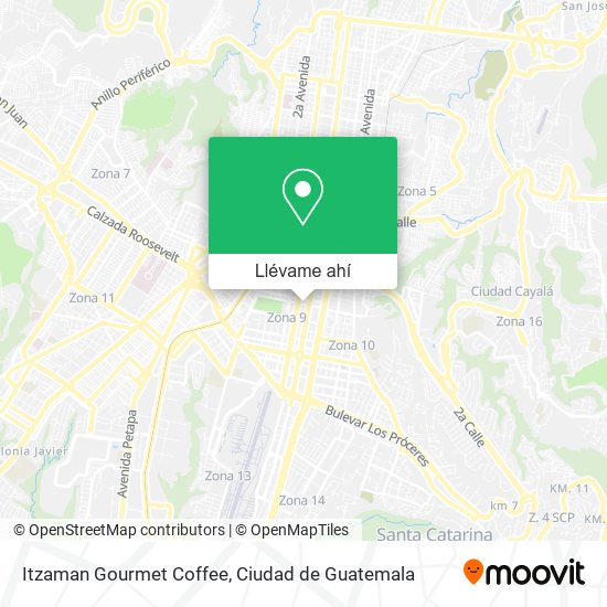 Mapa de Itzaman Gourmet Coffee