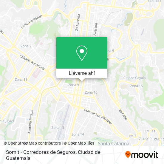 Mapa de Somit - Corredores de Seguros