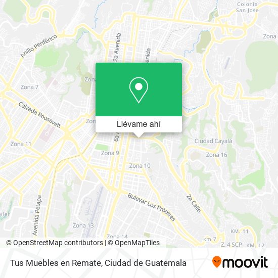 Mapa de Tus Muebles en Remate