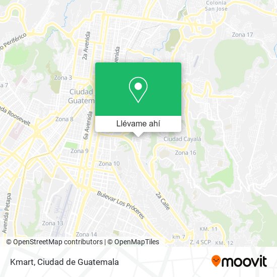 Mapa de Kmart