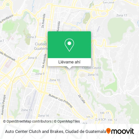 Mapa de Auto Center Clutch and Brakes