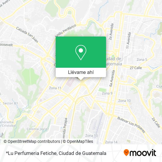 Mapa de *Lu Perfumeria Fetiche