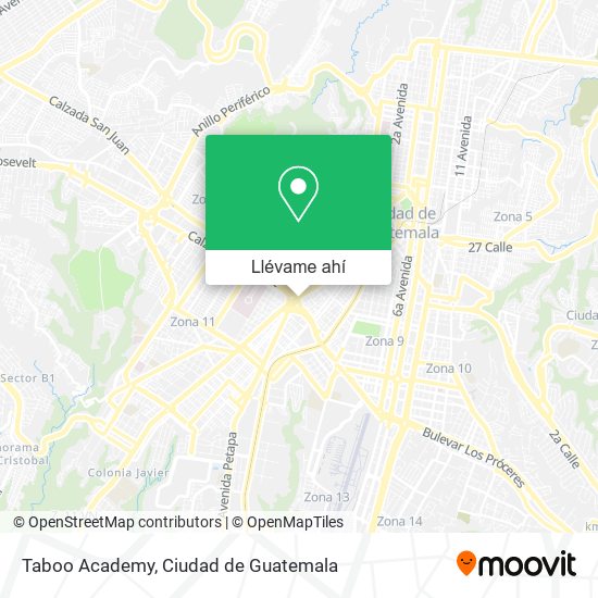 Mapa de Taboo Academy