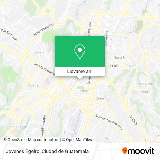 Mapa de Jovenes Egeiro