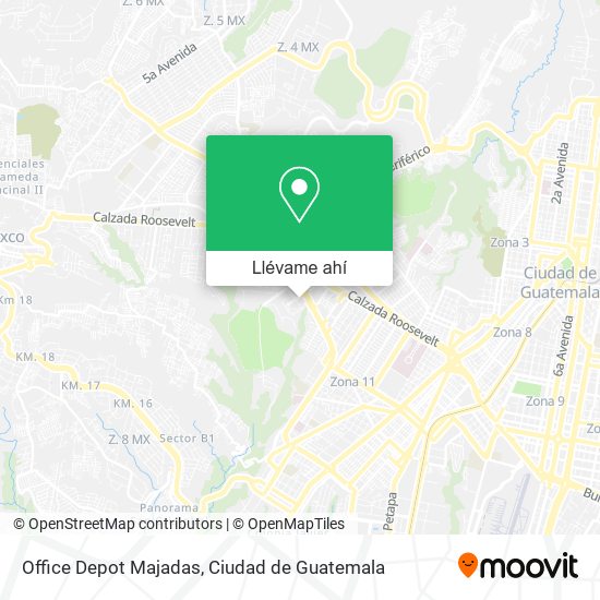 Mapa de Office Depot Majadas