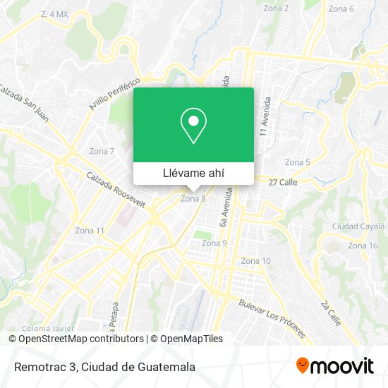 Mapa de Remotrac 3