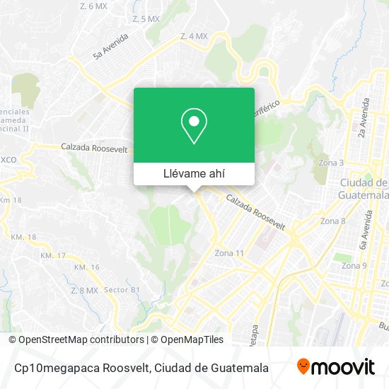 Mapa de Cp10megapaca Roosvelt