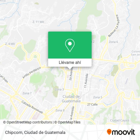 Mapa de Chipcom