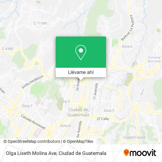 Mapa de Olga Liseth Molina Ave