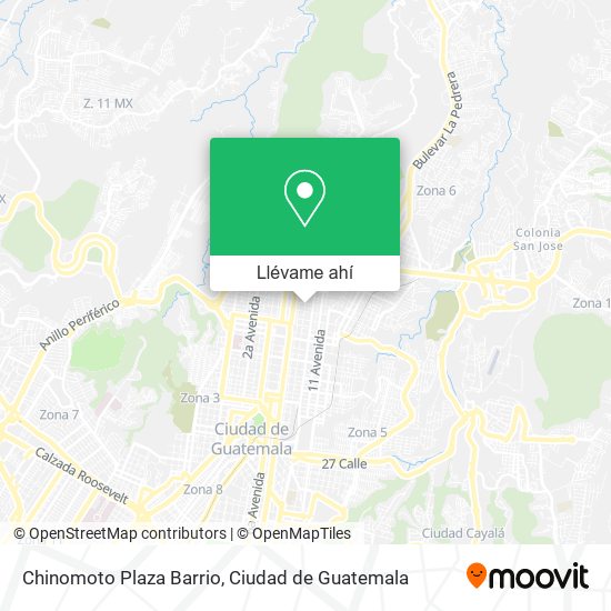 Mapa de Chinomoto Plaza Barrio