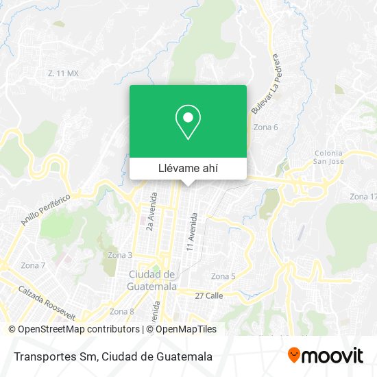 Mapa de Transportes Sm