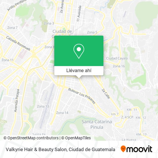 Mapa de Valkyrie Hair & Beauty Salon