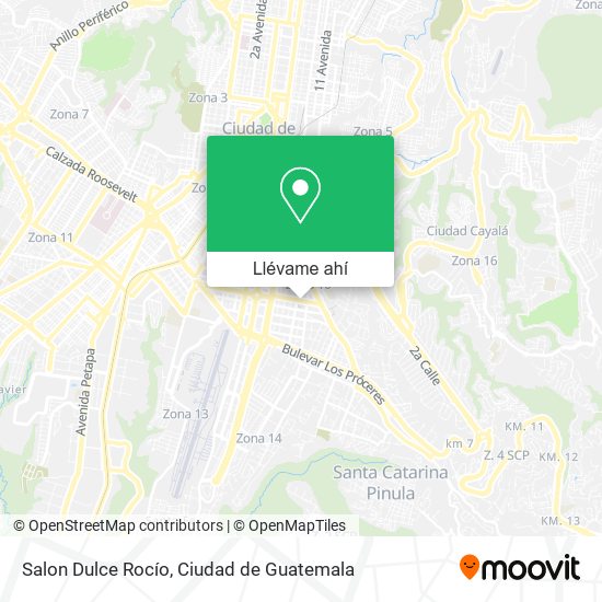 Mapa de Salon Dulce Rocío