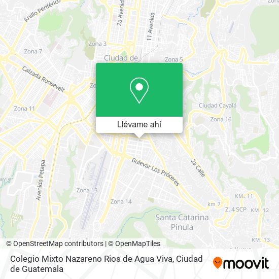 Mapa de Colegio Mixto Nazareno Rios de Agua Viva