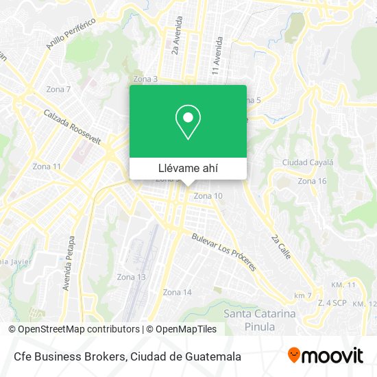 Mapa de Cfe Business Brokers