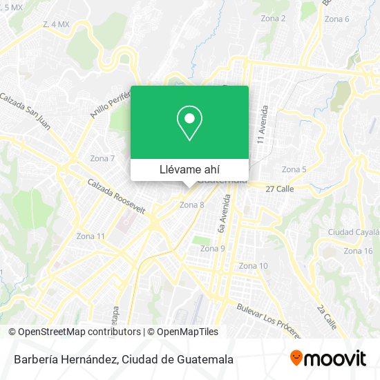 Mapa de Barbería Hernández