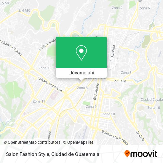 Mapa de Salon Fashion Style