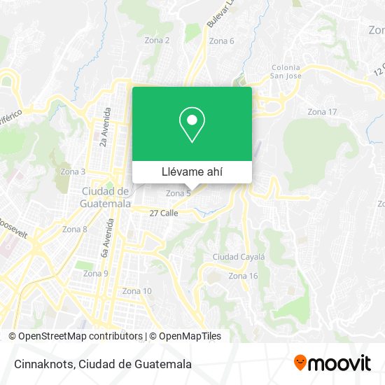 Mapa de Cinnaknots