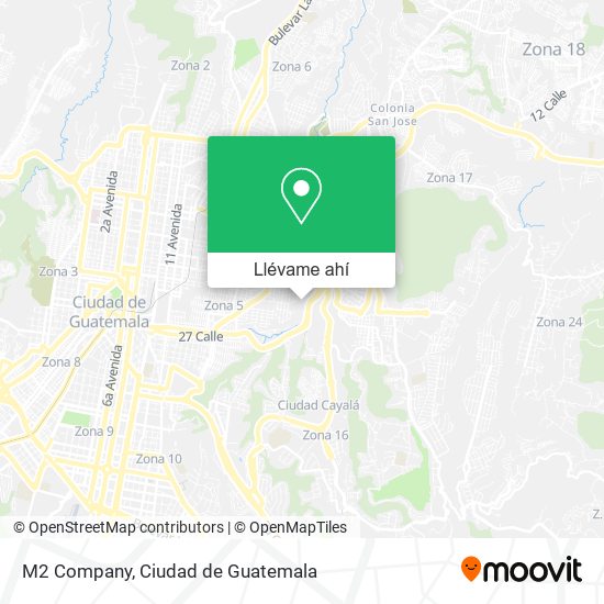 Mapa de M2 Company