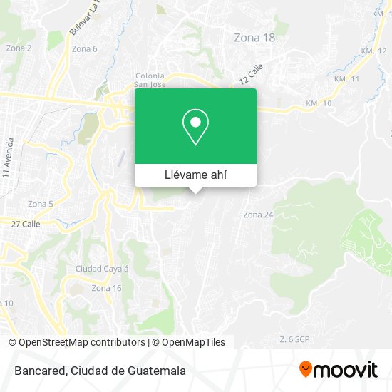 Mapa de Bancared