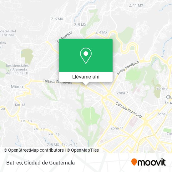 Mapa de Batres