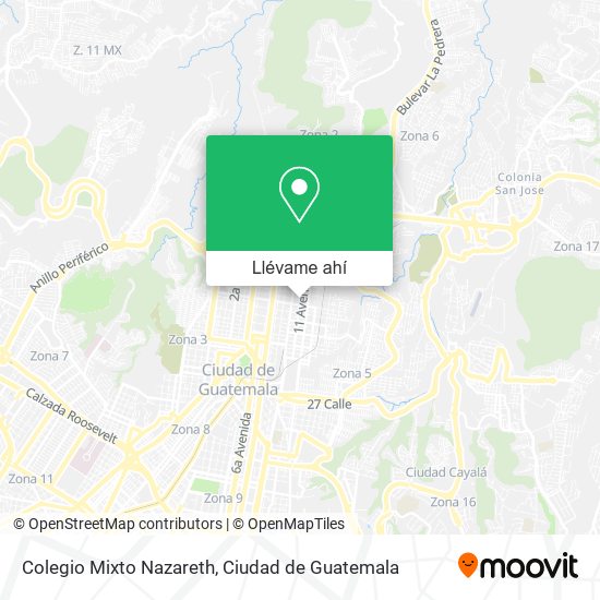 Mapa de Colegio Mixto Nazareth