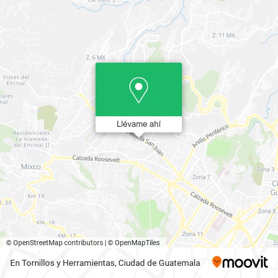 Mapa de En Tornillos y Herramientas