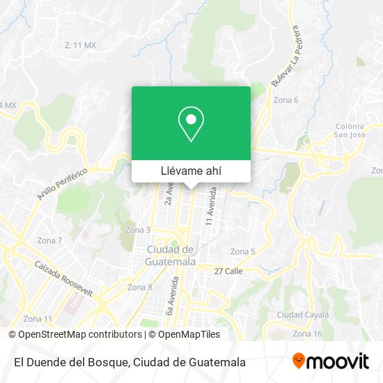 Mapa de El Duende del Bosque