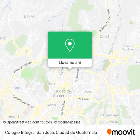 Mapa de Colegio Integral San Juan