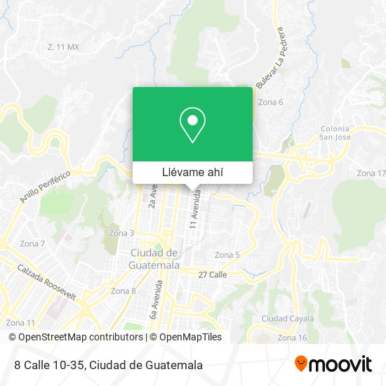 Mapa de 8 Calle 10-35