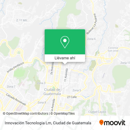 Mapa de Innovación Tecnologia Lm