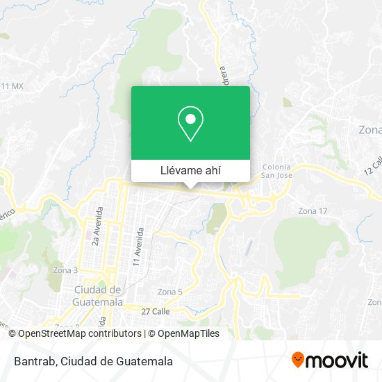 Mapa de Bantrab